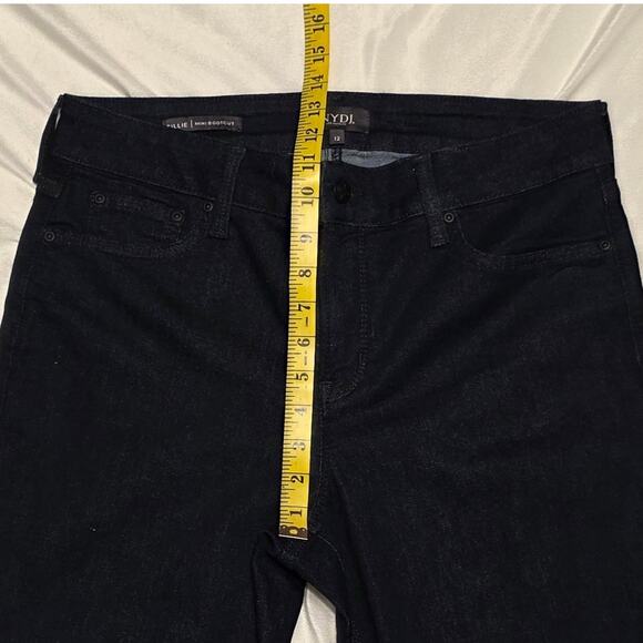 NYDJ High Rise Billie Mini Boot-Cut Jean Lift Tuck Technology, Obsidian Blue, 12 - Picture 4 of 7